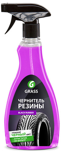 GraSS Чернитель-полироль шин "BLACK RUBBER" Antistatic Тиггер (ПЭТ 0,5 кг) 26290