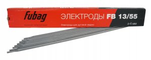 Электрод Fubag сварочный с основным покрытием  FB 13/55 ф4мм (пачка 0,9 кг.)