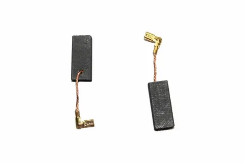 Электроугольная щетка CBLCM 6x11x25 (поводок, клемма-мама, выход с боку, отстрел 1 (Makita СВ 302)(6