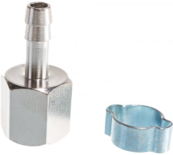 Переходник Fubag 1/4"F - елочка 6мм; обжимное кольцо 6х11 мм; блистер  180250 B