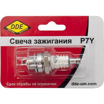 Свеча зажигания DDE - P7Y (Champion CJ7Y, Bosch WS8F, NGK BPM7A)