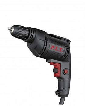 Шуруповерт P.I.T. PBM10-C (550Вт, БЗП 10м, реверс, рег. скорости, 0-3300 об/мин, КОРОБКА)