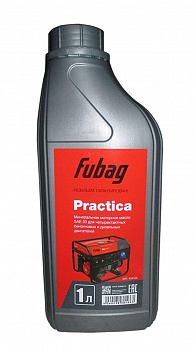 Масло 4-х тактное Fubag Practica минеральное бензиновых двигателей 1 литр (SAE 30) (12шт. в упак.) 838266  ЧЗ