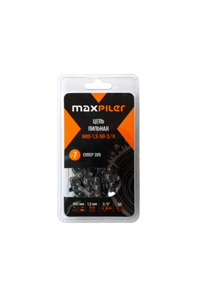 Цепь MaxPiler пильная МХS (350мм./14",3/8",1,3 мм. 50 зв.(Stihl 180 14") в блистере