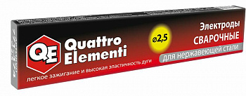 Электроды сварочные QUATTRO ELEMENTI 2,5мм 0,9кг нержавеющие 771-374