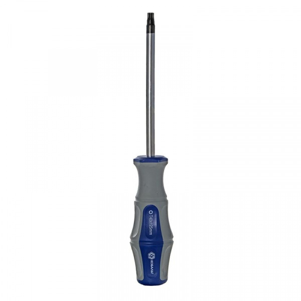 Отвертка Ultra Grip КОБАЛЬТ Torx Tamper-40 х 125 мм CR-V, двухкомпонентная рукоятка (1 шт.) подвес
