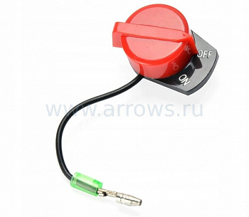 Выключатель зажигания UNITED PARTS 168/170F, 173F-192F, GX160-390 один провод