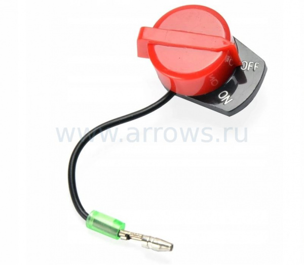 Выключатель зажигания UNITED PARTS 168/170F, 173F-192F, GX160-390 один провод