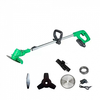 Газонокос.акк. ZITREK GreenCut 20V  20В, Li-ion аккумулятор 2*4Ah, б/щет, леска, нож  082-2009