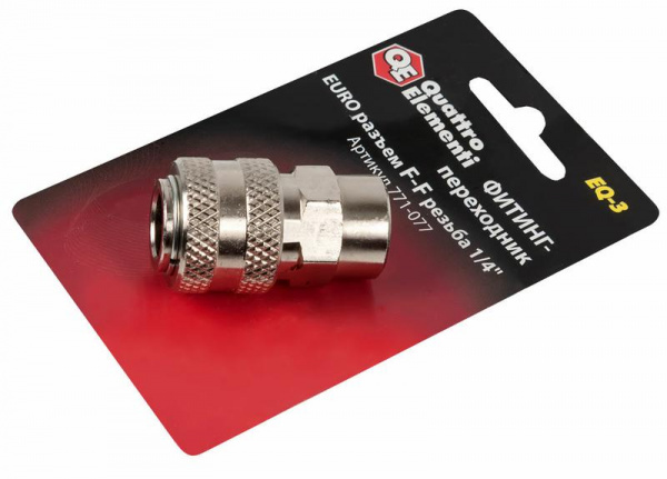 Разъем Quattro Elementi EQ-3 мама EURO-мама 1/4" 771-077