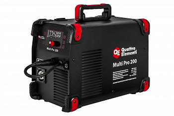 Свар.полуавтомат QUATTRO ELEMENTI Multi Pro 200 (200A, 3 вида сварки MIG/TIG/MMA, кат. 5кг, дисплей)