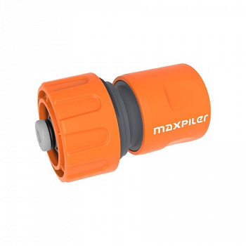 Коннектор для шлангов с аквастопом MAXPILER MHC-007S Basic (3/4")
