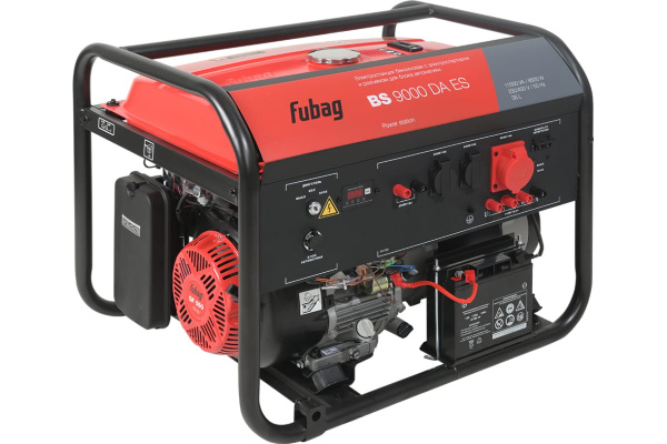 Электростанция бенз. Fubag BS 9000 DA ES (220/380В,8,5/9 кВт,бак 25л,эл.стар.конект.автомат.)
