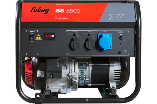 Электростанция бенз. Fubag BS 5500 (5,0/5,5 кВт, 220В, бак 25л) 646278