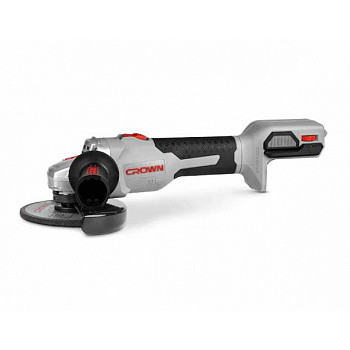 Шлифмашина угл акк бесщет CROWN CT23008-125HX (B3+, 20В, бесщет.двиг.,125мм, 3000-8500об/мин, плав.пуск, БЕЗ АКК и ЗУ)