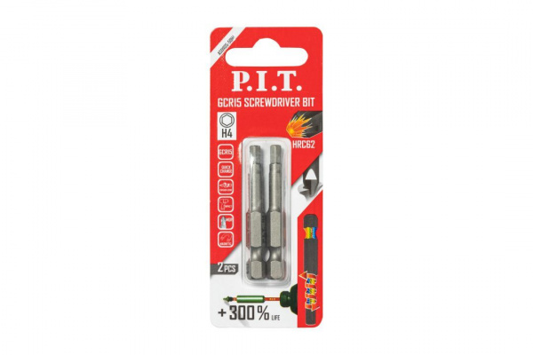 Бита P.I.T. GCR15 H4x50 мм 2 шт в уп.(ASDR05-50H4)