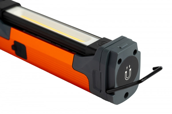 Фонарь складной аккум. MAXPILER MWL-08 (800-150 Лм, LED SMD+COB, 4 реж, 3-35ч, магнит, крючок)