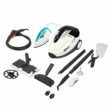 Пароочиститель BORT BDR-2500-RR (Iron)  (утюг в комплекте, 2,3кВт, 4бар, 45 г/мин, 143 °С, бачок 1500мл)  93410075