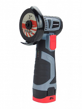 Шлифмашина угл акк бесщет Profipower BL-164 16В, 76мм, 18000об/м, 2*2Ач(Х0027)+ЗУ(А1158) диск, кейс  E0245  (5)