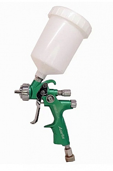Краскопульт пневматический АВРОРА Auarita 898-2, Green, 1.3mm 127-170л/мин, 1,5бар, пятно 280мм, 0.6л  39870