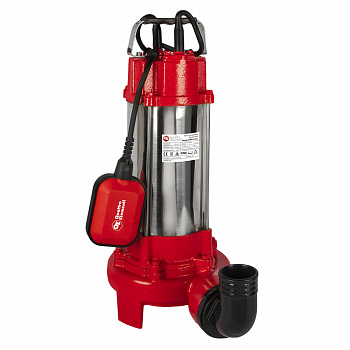 Насос фекальный QUATTRO ELEMENTI Sewage 2500F Ci-Cut (2500 Вт, 30000 л/ч, грязевой, 17 м, 21 кг, чугун, с НОЖОМ) 909-099