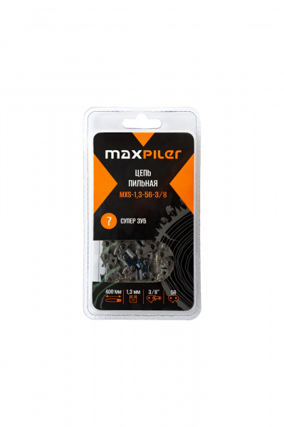 Цепь MaxPiler пильная MXS (400мм./16",3/8",1,3 мм. 56 зв.(Partner.Poulan.Champion 137.142.240 16") в