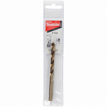 Сверло Makita д\металла HSS-СО, 7*69*109мм,1шт,*в-цилиндр,винтовое D-17407