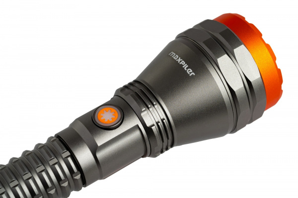 Фонарь ручной аккум. MAXPILER MPF-05 (500-125 лм, LED, 3 реж, 3,5-14ч, 3.7В/4000мАч, инд. заряда)