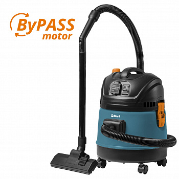Пылесос BORT BSS-1220-M  (1,2кВт, 20л, шланг 3м, розетка 2кВт , сухая и влажная уборка)  93417814