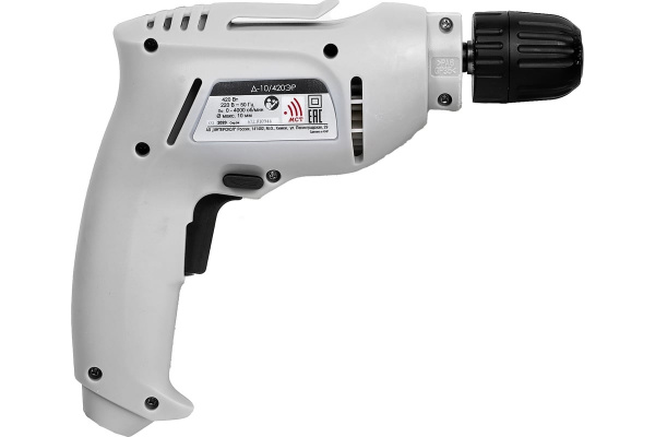 Дрель Интерскол Д-10/420ЭР (420Вт 10мм) ПРОМО
