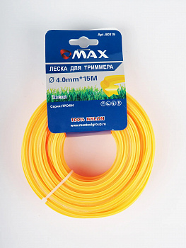 Корд трим.  4,0* 15м квадрат MAX  B0150-3  (25)