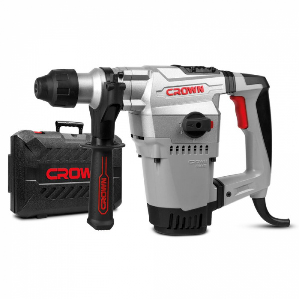 Перфоратор CROWN CT18158 BMC (SDS+, 1500Вт, 6,0Дж, 0-3600 уд/мин, кейс)