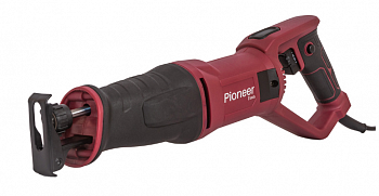 Пила сабельная Pioneer RS-M850RC-02  850Вт, 0-2800об/мин, ход 20мм, 6 скоростей, сталь 5мм, дерево 120мм, быстросъем.креп., 2 пилки