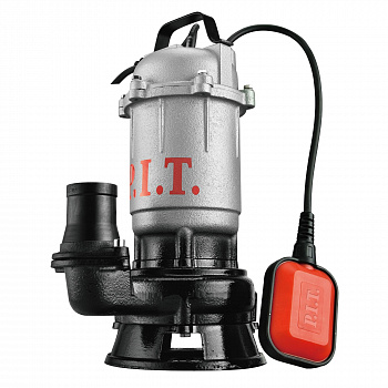 Насос фекальный P.I.T. PSW750-W (750Вт, напор 16м, произ-ть 166 л/мин, чугун, поплав. выкл.)