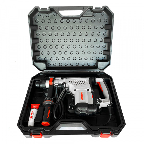 Перфоратор CROWN CT18215V BMC (1500Вт, SDS-Max, 2-х реж., 150-520 об/мин, 1020-3000 уд/мин, 13Дж, бе