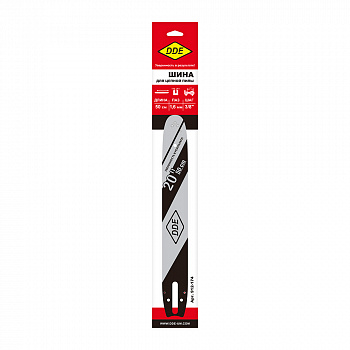 Шина 3/8"- 1,6- 72- 20" DDE сварная (для цепи 75DP/LP)(203SLHD025)