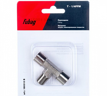 Переходник Fubag T - 1/4"FFM блистер 1 шт 180310B