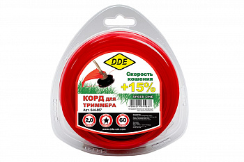 Корд трим.  2,0* 60м звезда в блистере DDE "Speed line"  644-887