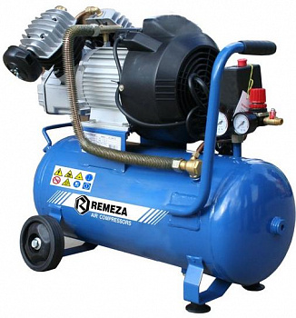 Компрессор 100 REMEZA CБ4/C-100 J2047B (220В/50Гц; 2,2кВт; ресивер100л; 400 л/мин; давление 8 бар)