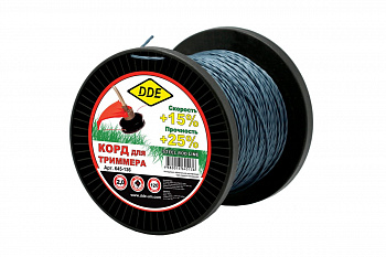 Корд трим.  2,0*126м бухта крест витой армированный DDE "Steel rod line"  645-136