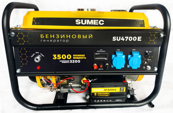 Электростанция бенз.SUMEC SU4700E (3,2/3,5кВт) электростартер