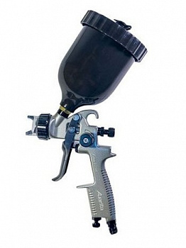 Краскопульт пневматический АВРОРА Auarita LION 1, Grey, 1.7mm, LVMP 220-250л/мин, 3.5бар, пятно 220-250мм, 0.6л  39872