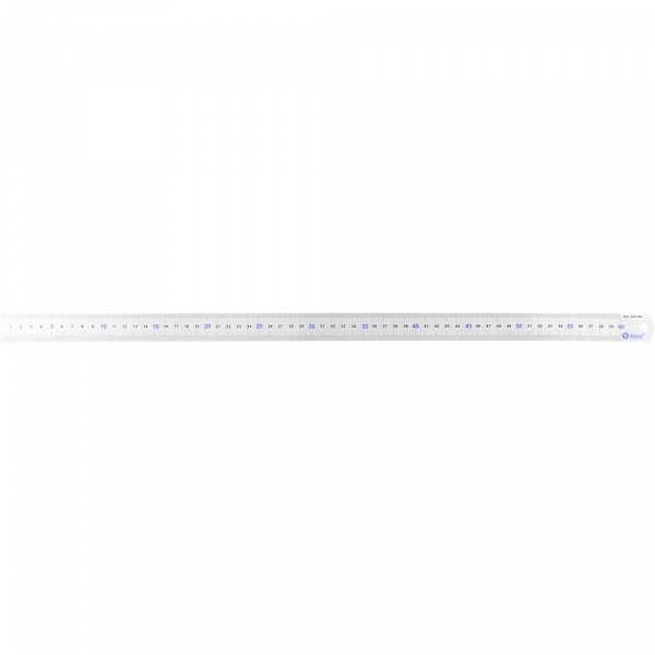 Линейка КОБАЛЬТ 600 × 28 × 0.7 мм, нерж.сталь 243-394