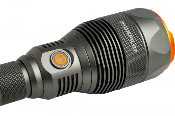 Фонарь ручной аккум. MAXPILER MPF-03(8000/1000 Лм, LED COB, 2 реж, 1,5-3ч, 7.4В/5000мАч, инд.заряда)