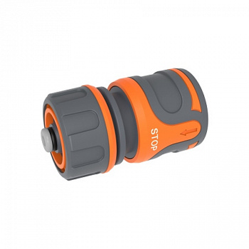 Коннектор для шлангов с аквастопом MAXPILER MHC-009S Comfort (1/2")