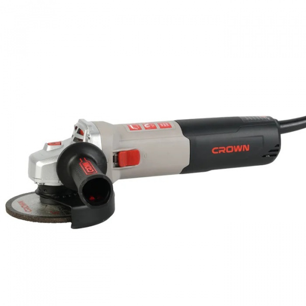 Шлифмашина угл CROWN CT13678-125RS (CS) (1700Вт, М14, 125мм, плавный пуск, защита от повторного пуск