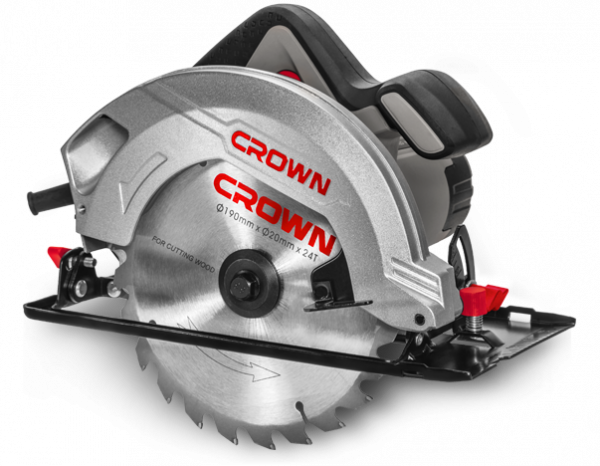Пила дисковая CROWN CT15188-190 (1500Вт 190мм пропил 66мм)