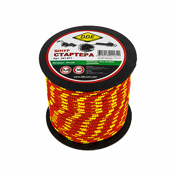Шнур стартера на катушке UNITED PARTS бухта 5,0мм 30м (нейлон) 241-611