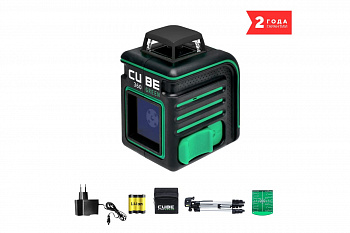 Уровень лазерный ADA CUBE 360 GREEN Professional Edition  A00535