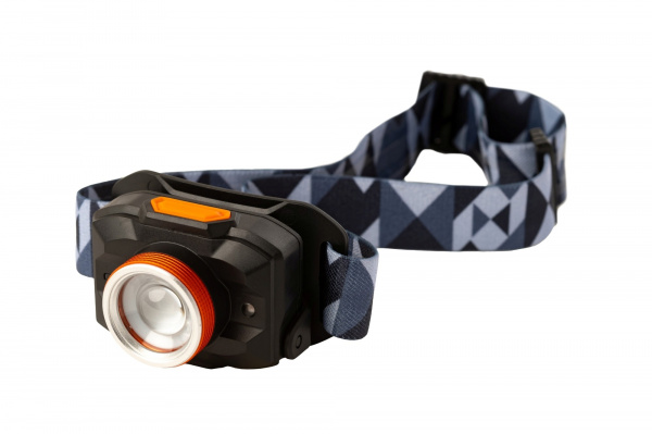 Фонарь налобный аккум. MAXPILER MHF-04 (450/150/10 Лм, LED SMD, 55*, 5 реж, 3-80ч, фокус. света)